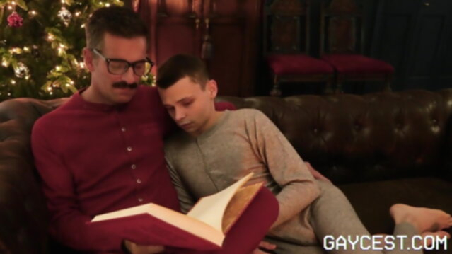 Mr. Cox and His Nephew Austin - Xmas Sleepy Time twink Porn